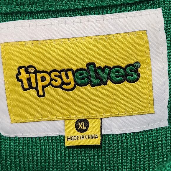 Tipsy Elves Ugly CHRISTMAS TREE SWEATER GARLAND OVERSIZED
Women's XL - Picture 7 of 7